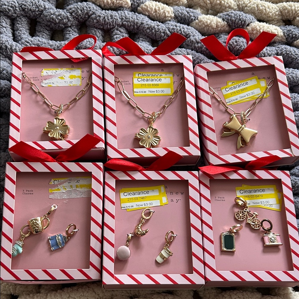 Assorted Necklaces and Charms-New